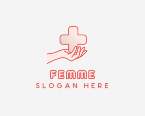 Medical Charity Cross logo design