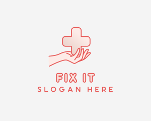 Medical Charity Cross logo design