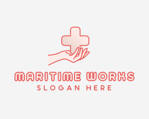 Medical Charity Cross logo design