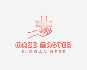 Medical Charity Cross logo design