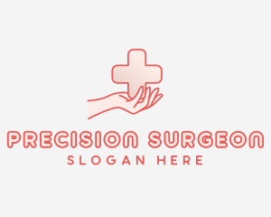 Surgeon - Medical Charity Cross logo design