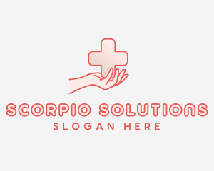 Medical Charity Cross logo design