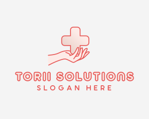 Medical Charity Cross logo design