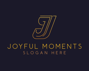 Elegant Minimalist Letter J logo design