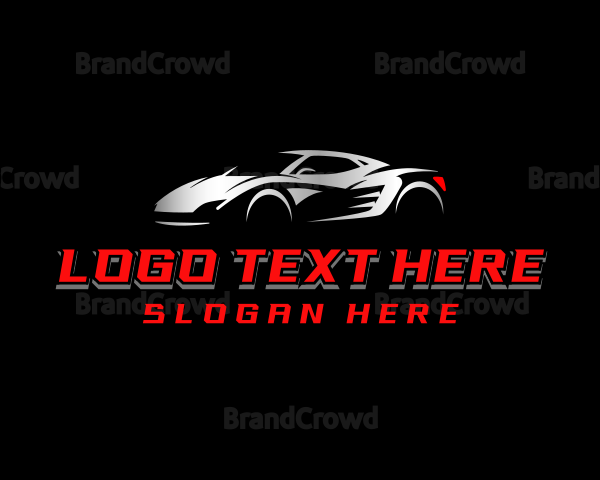 Motorsports Race Car Logo