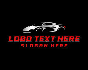 Car - Motorsports Race Car logo design