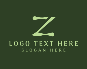 Eco - Wellness Spa Letter Z logo design