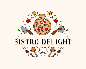 Pizzeria Food Restaurant  logo design