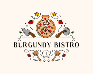 Pizzeria Food Restaurant  logo design