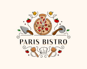 Pizzeria Food Restaurant  logo design