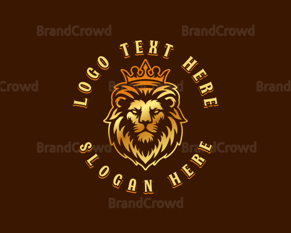 Lion King Crown Logo