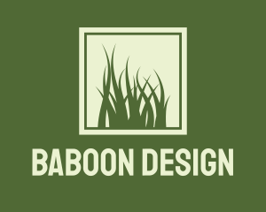 Garden Yard Lawn Grass logo design