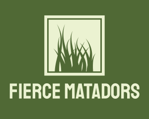 Garden Yard Lawn Grass logo design