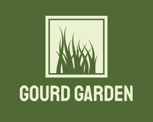 Garden Yard Lawn Grass logo design