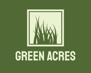 Grass - Garden Yard Lawn Grass logo design