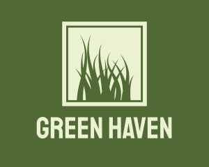 Turf - Garden Yard Lawn Grass logo design