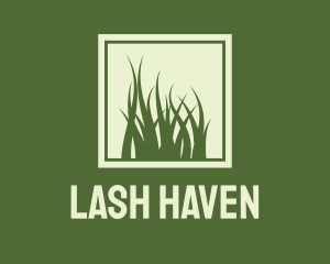 Garden Yard Lawn Grass logo design