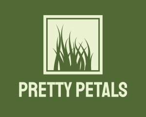 Garden Yard Lawn Grass logo design