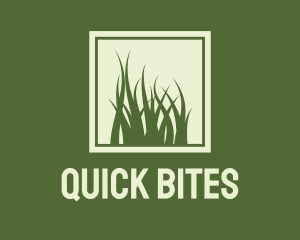 Garden Yard Lawn Grass logo design