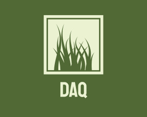 Garden Yard Lawn Grass logo design