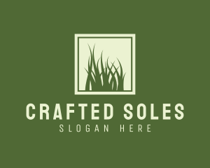 Garden Yard Lawn Grass logo design