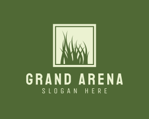 Garden Yard Lawn Grass logo design