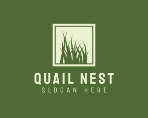 Garden Yard Lawn Grass logo design