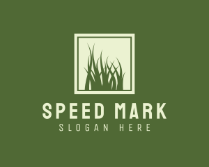 Garden Yard Lawn Grass logo design