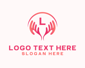 Startup - Charity Hand Startup logo design