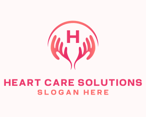 Charity Hand Startup logo design