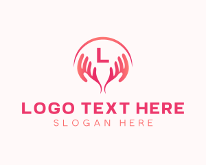 Non Profit - Charity Non-Profit Hands logo design