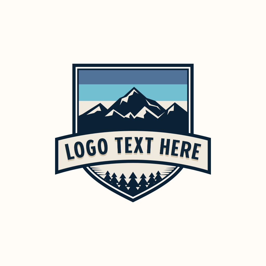 Alpine Mountain Trekking Logo | BrandCrowd Logo Maker