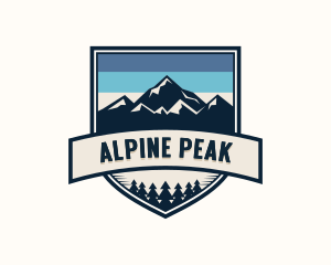 Alpine - Alpine Mountain Trekking logo design