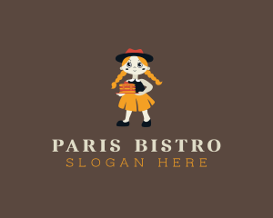 Sweet Pancake Girl logo design