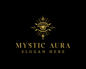 Hypnotic Mystical Eye logo design