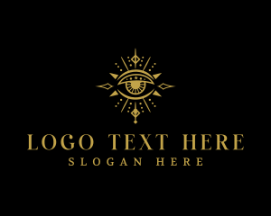 Mystical - Hypnotic Mystical Eye logo design