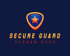 Cybersecurity - Star Shield Defense logo design
