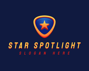 Star Shield Defense logo design