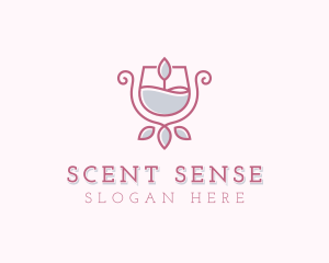 Scented Candle Decoration logo design