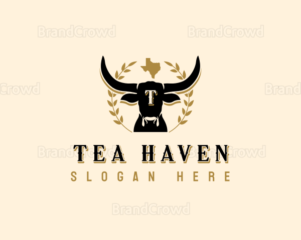 Texas Longhorn Cattle Logo