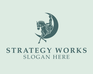 Derby Stallion Horse  logo design