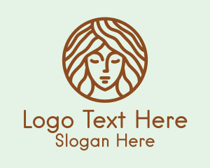 Minimalist Beautiful Woman Logo