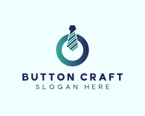 Power Button Necktie  logo design