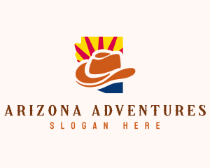 Arizona - Arizona Cowboy Hat logo design