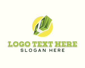 Dollar Bills - Money Cash Dollar logo design