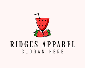 Strawberry Daiquiri Juice Drink  logo design