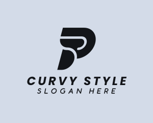 Curvy - Creative Studio Letter P logo design