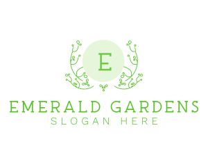 Plant Vines Gardening  logo design