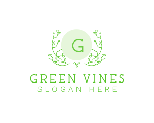 Vines - Plant Vines Gardening logo design
