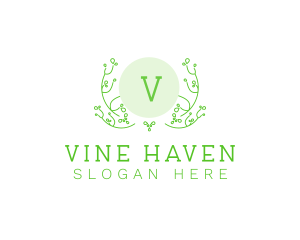 Plant Vines Gardening  logo design